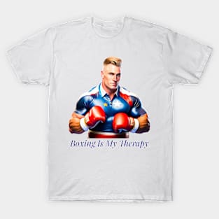 Boxing Is My Therapy T-Shirt